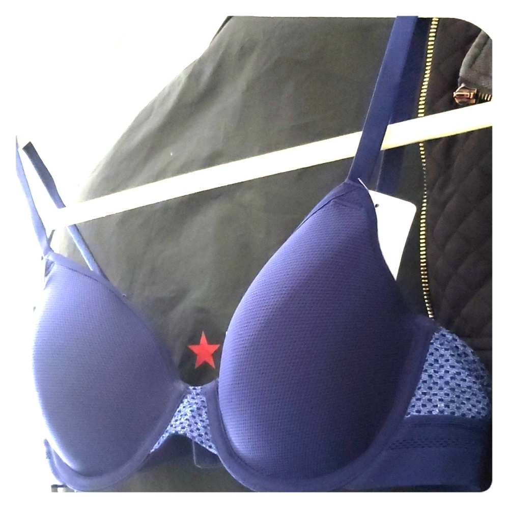 Blue bra
